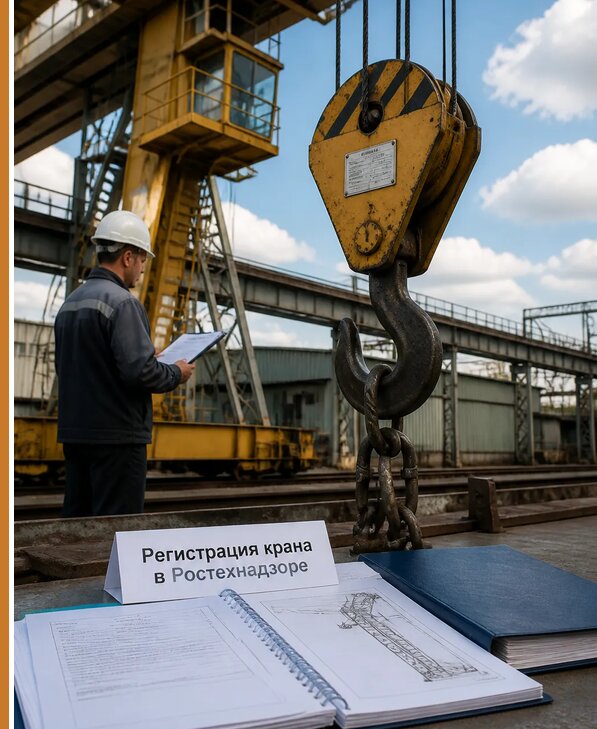 Регистрация крана в Ростехнадзоре в Киселёвске от 15422 р. | Авеста ОТиПБ